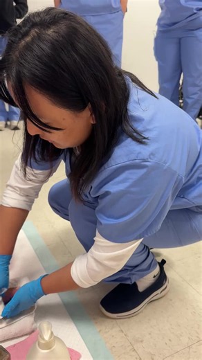 Prometric CNA skill foot care #cnatest #cna #prometricskill #fyp #weekend