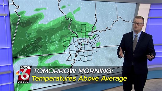 Warmer temperatures, showers, and storms chances. Tomorrow morning, Trent Okerson-WPSD Local 6 will let you know how to prepare for the second half of your week. Join us on Local 6 Today! | WPSD-TV