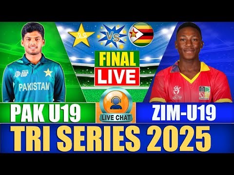 Live PAK Vs ZIM Match Final Score | Live Cricket Match Today| PAK Vs ZIM live 2nd innings last 3 Ove