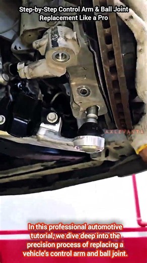 Step-by-Step Control Arm & Ball Joint Replacement Like a Pro #shorts #mechanic #automobile