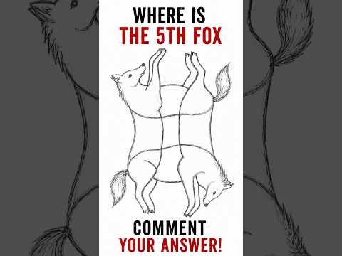 ONLY HIGH IQ PEOPLE Can Spot The 5th Fox | LIVE Puzzle Challenge