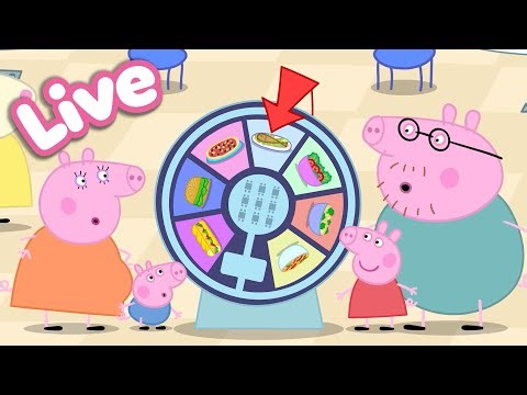 🍎 Peppa Pig Best Bites LIVE! 🐷 Peppa’s Food & Cooking Moments | Tales Full Episodes 24/7