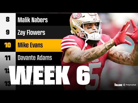 Fantasy Football Week 6 Rankings & Tiers | WR Studs, Busts & Sleepers (2026)