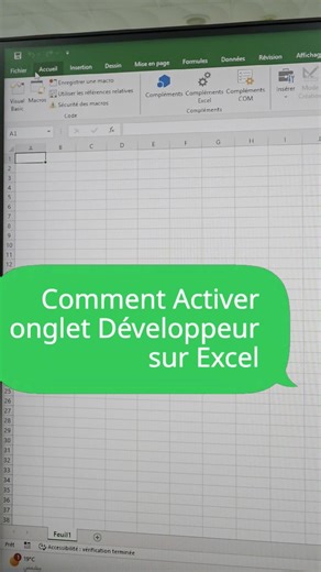 Visuel Basic sur Excel | VBA #vba #excel #exceltutorial #exceltips #productivity #developer