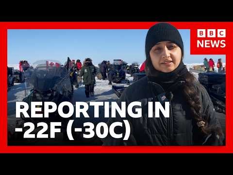 How the BBC reported from the Canadian Arctic frontline | BBC News