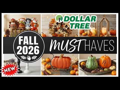 🔥 DOLLAR TREE HAUL Worthy Finds You NEED To GRAB Now! FALL 2026 Decor & New NEVER Seen Before Items!