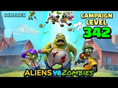 💥Gameplay walkthrough for Aliens vs Zombies Invasion Campaign level 342