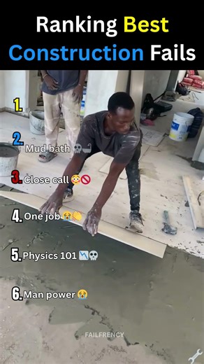 Ranking the WORST Construction Fails 🏗️💀 #fails #funny #usa