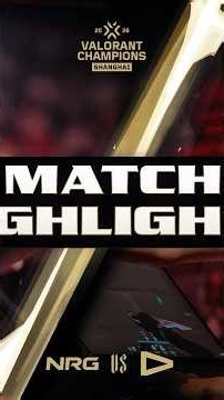 NRG vs. LOUD | MATCH HIGHLIGHTS | VALORANT Champions Shanghai - Playoffs Stage #shorts