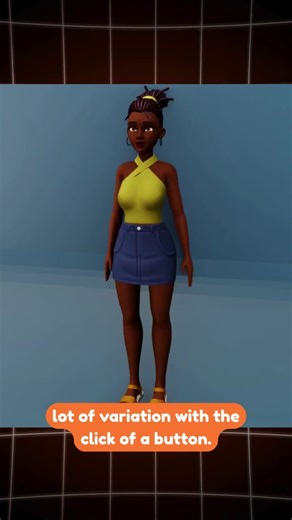 Procedural character variety in Unity, Modular Pack Showcase