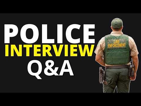 Police Interview Questions Decoded | Full Answers Inside