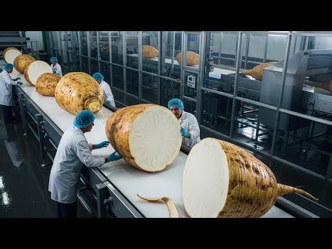 Inside a High-Tech Food Factory: From Harvest to Global Export 🏭 (Satisfying Process)