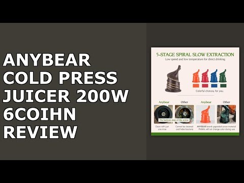 Anybear Cold Press Juicer 200W Masticating Slow Juicer 4.3" Review (2026) - Should You Buy It?