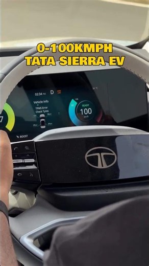 The quickest Indian EV lives up to its claim? #PowerDrift #Tata #Sierra #EV