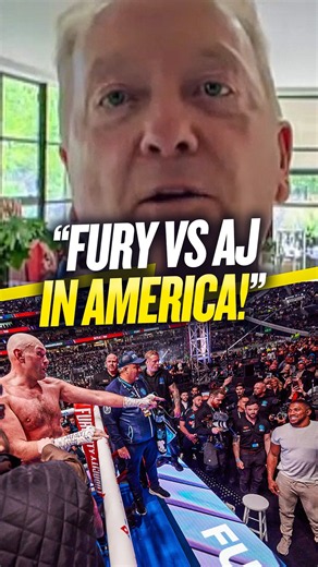 👀​ "Tyson Fury vs Anthony Joshua will be in America!"