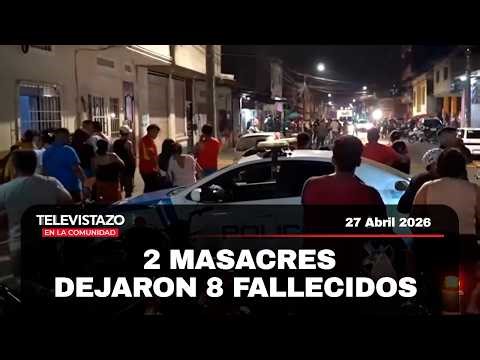 2 masacres en menos de 72 horas dejaron 8 fallecidos en Los Ríos | Televistazo Comunidad Guayaquil