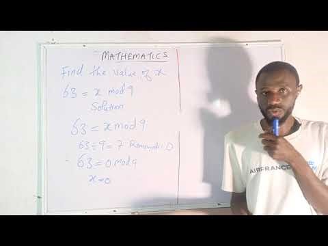 Equation of modular Arithmetic 