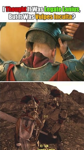 I Thought It Was Legate Lanius... But It Was Vulpes Inculta! #Fallout #FalloutTVShow