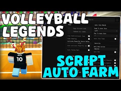 [🎄CHRISTMAS] Roblox Volleyball Legends Script Auto Farm & Infinite Yen Pastebin 2025