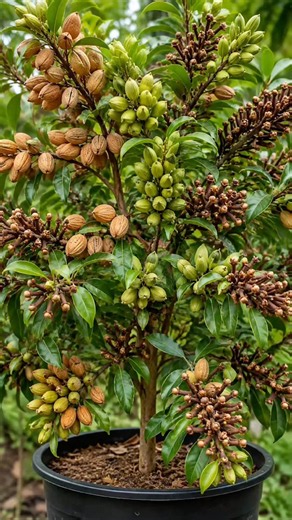 How to Grow Almond, Cardamom & Clove at Home 🌱 | 3-in-1 Plant #shorts #trending #viral
