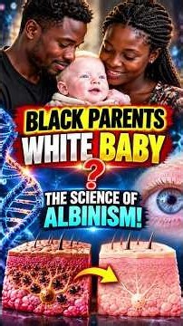 How Can Black Parents Have a Baby with Albinism? 😱 | Genetics Explained #Shorts#interesting