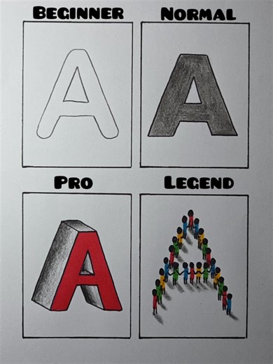 A letter drawing tutorial | Drawing Tutorial