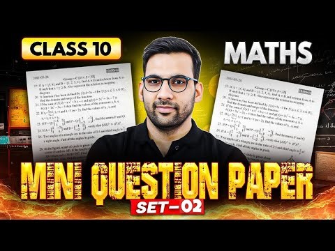 Mini Question Paper Set Class 10 Maths | Pre Board 2026 | Mandeep Sir