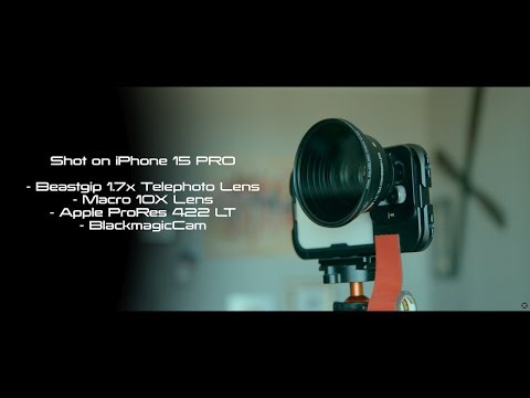 iPhone 15 Pro Cinematic Mode +Beastgrip 1.7x Telephoto Lens