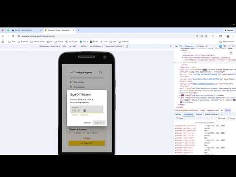 Annual Refresher Training - Sign Off