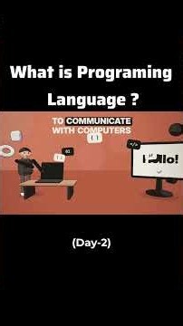 (Day-2) what is Programing Language?