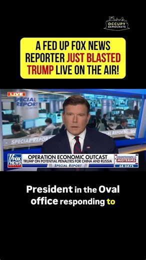 🚨FED UP FOX News reporter BLASTS Trump LIVE ON AIR!