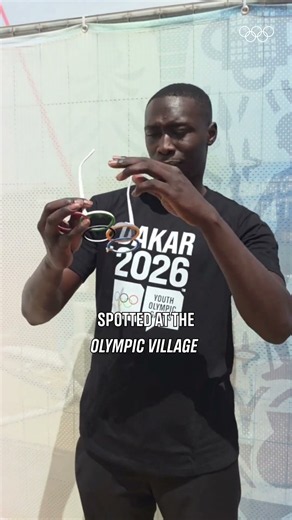 Khaby Lame rocking the Olympic sunglasses! 🇸🇳