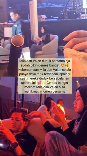 Mila valen duduk bareng 😍💗#Mila #Valen #MilaValen #GemesBanget #DudukBareng #Shorts #YouTubeShorts