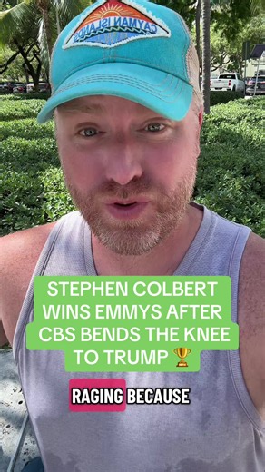 CBS may have canceled the show, but the Emmys just handed Stephen Colbert a stack of trophies and a very public “we see you.” 😂🏆 #StephenColbert #Emmys #LateNight #Trump #Resist