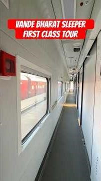 Vande Bharat Sleeper Train FIRST CLASS COUPE tour with Shower onboard 😳 #shorts #luxury #travel