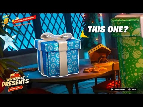 FREE V-BUCKS PRESENT for ALL PLAYERS!