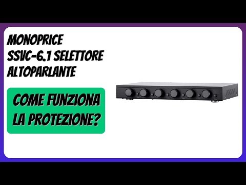 RECENSIONE (2025) : Monoprice SSVC-6.1 Selettore altoparlante. DETTAGLI