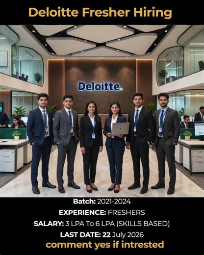 Deloitte Mega Off Campus Drive 2026 | Package 3 to 6 LPA 😱 | Deloitte Fresher Hiring 2026