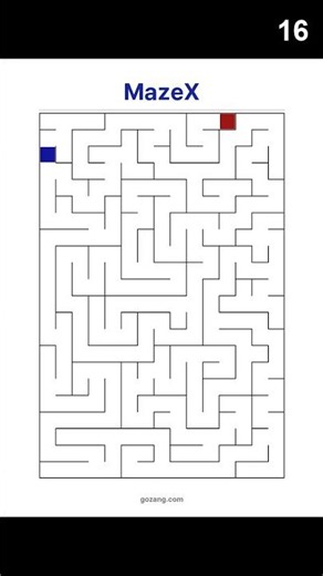 Free Printable Maze for Kids #9 | Beginner Maze Puzzle #Shorts
