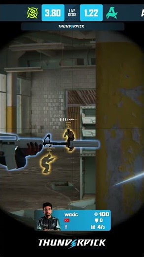 XANTARES Takes the Bullet for woxic Against stavn | Aurora vs NIP — Thunderpick World Championship