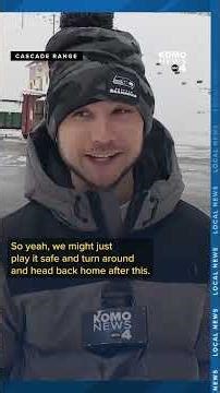 Late-season April snowstorm surprises Cascade travelers; winter weather warning in effect