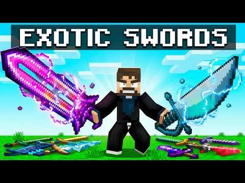 Using EXOTIC Swords in Minecraft