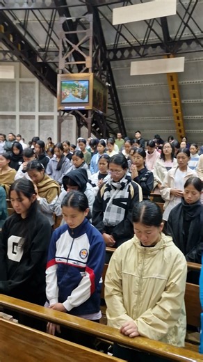 Reciting Rosary #Cathedral