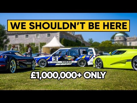 Sneaking my VOLVO Drift car onto the Cartier lawn at Goodwood 💰