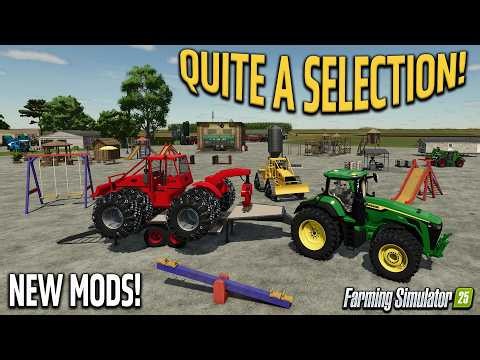 ANHYDROUS, SWINGS & SLIDES?! 13+ NEW MODS / UPDATES (REVIEW/GUIDE) FARMING SIMULATOR 25