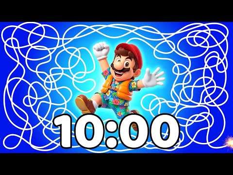 10 Minute Timer 💥 | Super Mario Summer Timer Bomb | Explosive Countdown Surprise!