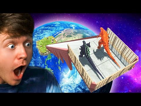 GODZILLA KAIJU RACE from OUTER SPACE! - Animal Revolt Battle Simulator