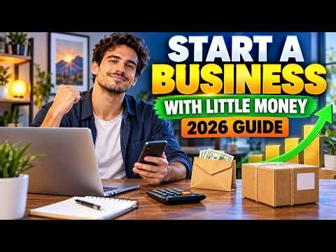 HOW TO START A BUSINESS WITH LITTLE MONEY IN 2026 | BEGINNER GUIDE