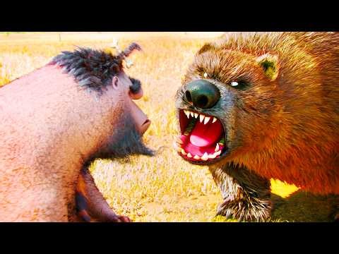 Minions Ruin Prehistoric Times Scene | MINIONS (2015) Movie CLIP 4K