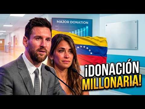 LIONEL MESSI AND ANTONELLA ROCCUZZO STUN VENEZUELA FOLLOWING EARTHQUAKE AND MILLION-DOLLAR DONATION